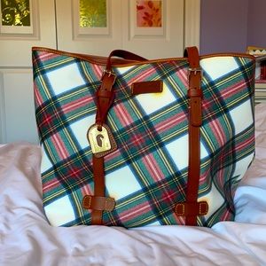 Dooney & Bourke Oversized Plaid Tote